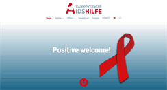 Desktop Screenshot of hannover.aidshilfe.de