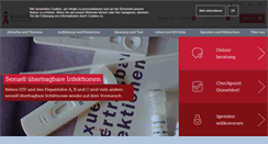 Desktop Screenshot of duesseldorf.aidshilfe.de