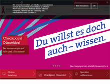 Tablet Screenshot of duesseldorf.aidshilfe.de