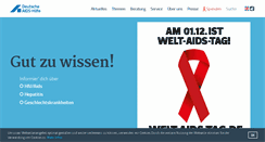 Desktop Screenshot of aidshilfe.de