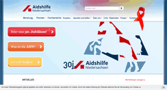 Desktop Screenshot of niedersachsen.aidshilfe.de